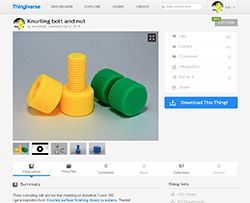 Knurling bolt and nut by akira3dp0 - Thingiverse