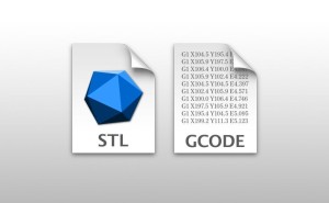 stlファイルとGコードファイルのアイコン